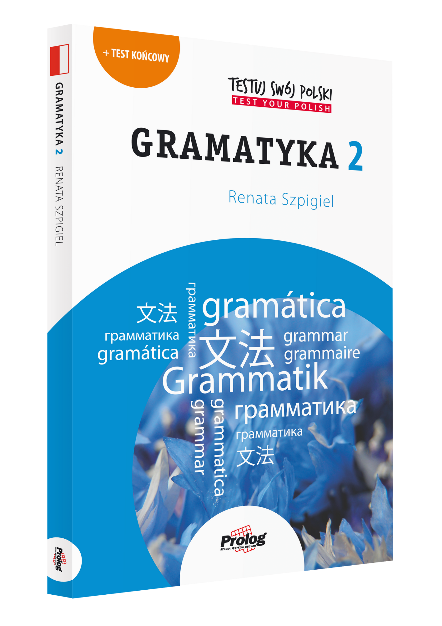 Okładka podręcznika Testuj Swój Polski - Gramatyka 2